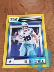 2022 Panini Score Dalton Schultz #226 GOLD Sparkle 107/225