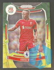 2021-22 Prizm Premier League Soccer Green Yellow Prizm Sadio Mane #89