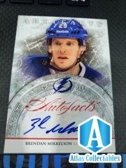 2012-13 Brendan Mikkelson UD Artifacts Autofacts Auto Signed - #A-BM