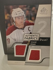2008-09 SP Game Used Edition Authentic Fabrics Dual Jerseys Shane Doan #AF-SD