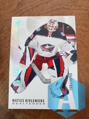 MATISS KIVLENIEKS 2020-21 SP SILVER SPECTRUM RC #102 BLUE JACKETS 1091/1299