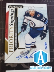 2018-19 Parkhurst Priority Signings Joe Morrow /50 SSP Auto