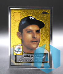 2002 Topps Chrome GENE WOODLING 1952 #99 Reprint 52R-15 NY Yankees