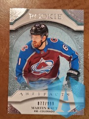 2020-21 Artifacts Silver Rookie # 161 Martin Kaut 877/999 Colorado Avalanche