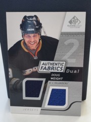 2008-09 SP Game Used Edition Authentic Fabrics Dual Jerseys Doug Weight #AF-DW