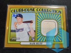 2021 Topps Heritage Sam Huff Clubhouse Collection Gold /99