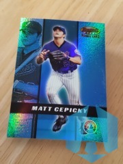2000 Bowman’s Best Rookie Card #189 Matt Cepicky Montreal Expos 1685/2999