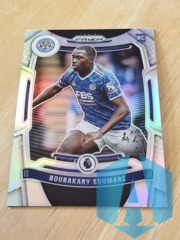 2021-22 Panini Prizm Premier League Silver Prizm #26 Boubakary Soumare Leicester