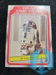 1980 Star Wars Empire Strikes Back - r2d2 Artoo Deeto 7 Star Files - Crease