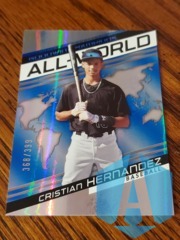 2022 Upper Deck Goodwin Champions All-World #AW-3 Cristian Hernandez 368/399
