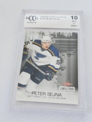 2003-04 Titanium Retail #135 Peter Sejna Rookie 185/750 BCCG 10 Mint or Better 855119