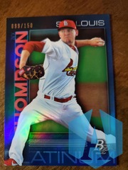 2020 Bowman Platinum Zack Thompson Blue 099/150 Cardinals #TOP-69