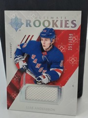 2018-19 Ultimate Collection Rookies Jersey 251/399 Lias Andersson #71