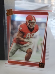 2023 Panini Chronicles Clearly Donruss Draft Picks Rated Rookie Jalen Carter #37 Acetate