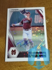 2021 Panini Prizm Draft Picks AUTO Silver Disco #PDP118 Tanner Allen RC 11/50