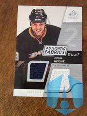 2008-09 SP Game Used Edition Authentic Fabrics Dual Doug Weight #AF-DW