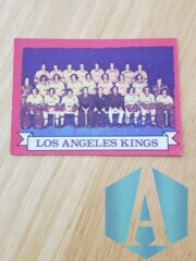 1973 O-Pee-Chee #98 Los Angeles Kings Team and Players Records