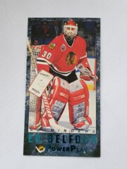1993 Fleer Power Play Ed Belfour Tall Card #2 Netminders *see pic*