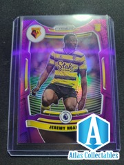 2021-22 Panini Prizm Premier League PURPLE /99 Jeremy Ngakia #262 Rookie RC