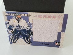 2006-07 ITG Game-Used Jersey Heroes and Prospects JS Aubin #GUJ-53 Marlies