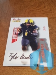 2022 Wild Card Matte Red Foil White Board Premium Auto 25/25 TYLER BADIE #MB-A