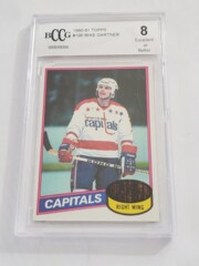 1980-81 Topps #195 Mike Gartner BCCG 8 Excellent or Better 0008356304