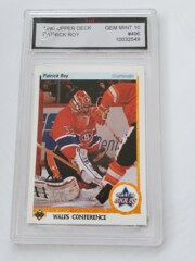 1990 Upper Deck #496 Patrick Roy FGS 10 GEM MINT 10032549