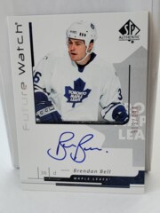 2006-07 SP Authentic Future Watch Auto 613/999 Brendan Bell #207 Maple Leafs