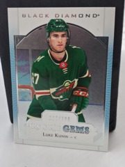 2017-18 UD Black Diamond Rookie Gems #RG-LK Luke Kunin 212/399 Minnesota Wild