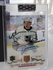 2018-19 UD Exclusives Clear Cut #CCR-JA Jaret Anderson-Dolan 36/65 Auto Rookie RC