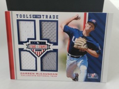 2017 Panini USA Baseball Stars & Stripes Tools of the Trade 155/199 Darren McCaughan #1