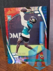 2021 Panini Absolute Jalen Camp RC #187 Holo Red Squares 479/499 Jaguars