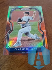 2021 Panini Prizm Clarke Schmidt RC #75 Cosmic Haze Prizm Refractor