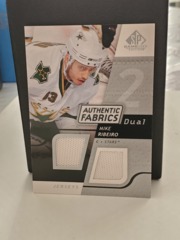 2008-09 SP Game Used Edition Authentic Fabrics Dual Jerseys Mike Ribeiro #AF-MR