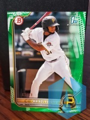 2022 1st Bowman #BP-52 Maikol Escotto Green Parallel 63/99 Pirates