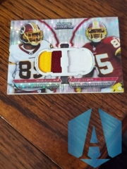 2011 Bowman Sterling Santana Moss Leonard Hankerson Dual Jerseys RC #BSDR-MH 13/15