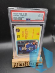 1982-83 O-PEE-CHEE NHL HOCKEY #235 WAYNE GRETZKY PSA 6