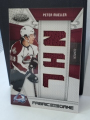 2010-11 Panini Certified Fabric of the Game NHL #PEM Peter Mueller 06/25