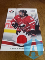 2014 Upper Deck Team Canada Juniors Women's Jerseys Laura Fortino #198