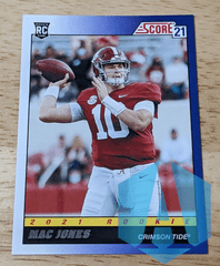 2021 Score 21 Mac Jones #TB9 Rookie RC Alabama New England Patriots