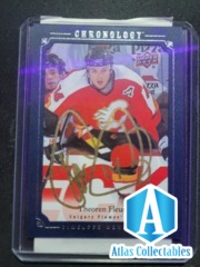 2019-20 Upper Deck Chronology Canvas Vol 1 Update Theoren Fleury #CA-TF Auto