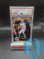 2021 Prizm Draft Picks Zach Wilson PSA 10 GEM MINT Orange Ice Prizm RC #105