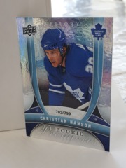 2009-10 Upper Deck Trilogy Premieres 702/799 Christian Hanson #153