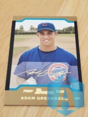 2004 Bowman First Year Gold Adam Greenberg #180 Rookie RC