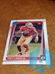 2021 Panini Donruss Optic SF 49ers Trey Lance #203 Rated Rookie