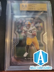 2020 Panini Prizm Rookies AJ Dillon #364 MNT 9.0 MINT Rookie RC Graded