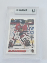 1991-92 Upper Deck #335 Dominik Hasek Beckett 8.5 NM-MT+ 0001567759
