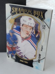 2016-17 SPx Shadow Box Rookies 057/249 Jimmy Vesey #69 Rookie RC Rangers