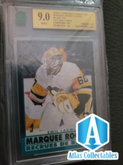 2020-21 OPC UD MARQUEE RC BLACK RETRO EMIL LARMI - MNT 9.0 GRADED