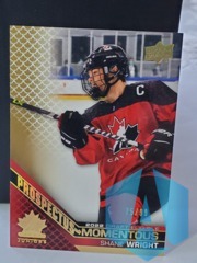 2022-23 UD Team Canada Juniors Prospectus Momentous Gold #PM-23 Shane Wright